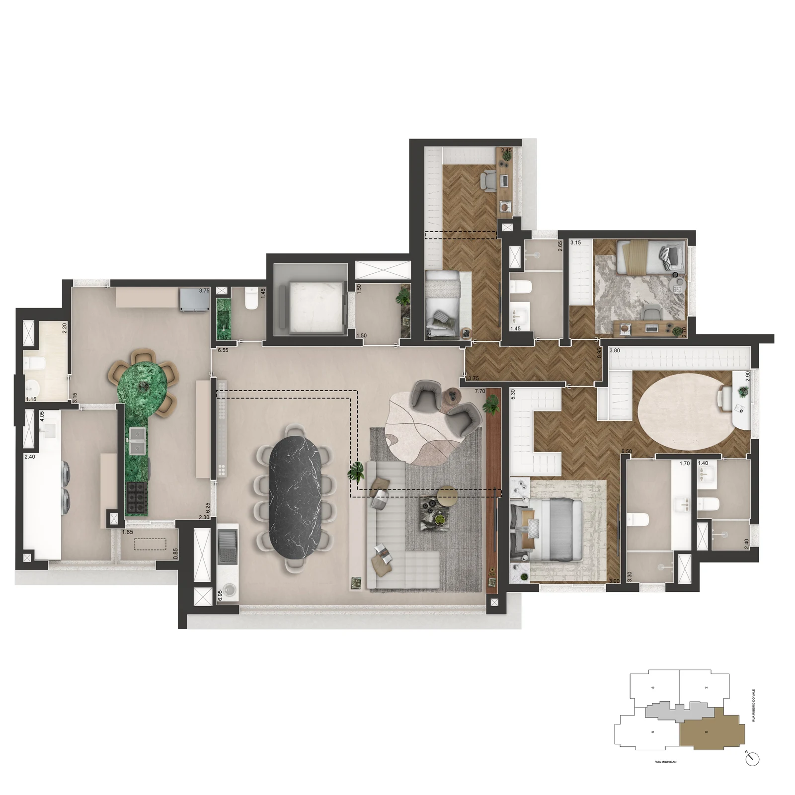 178 m² — opção 1