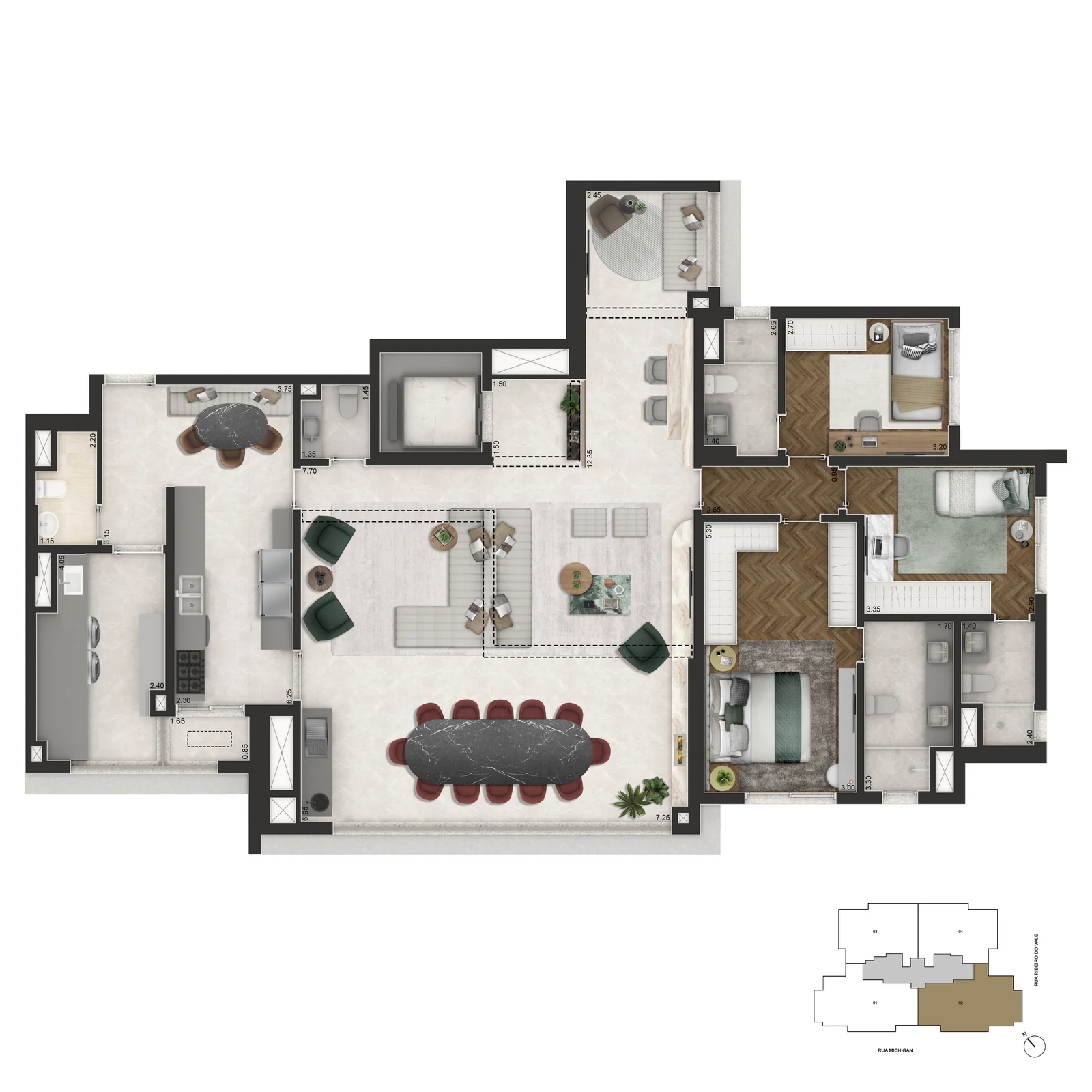 178 m² — opção 5