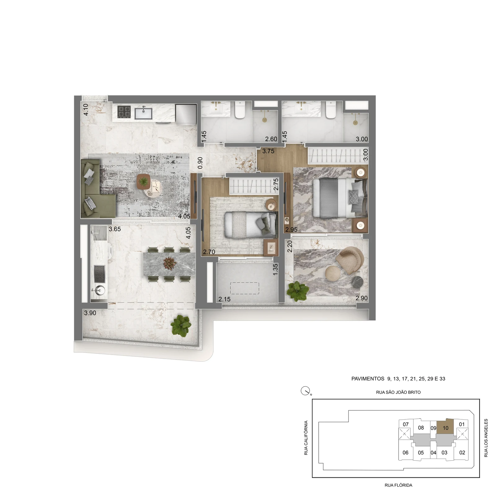 80 m² · Tipo B