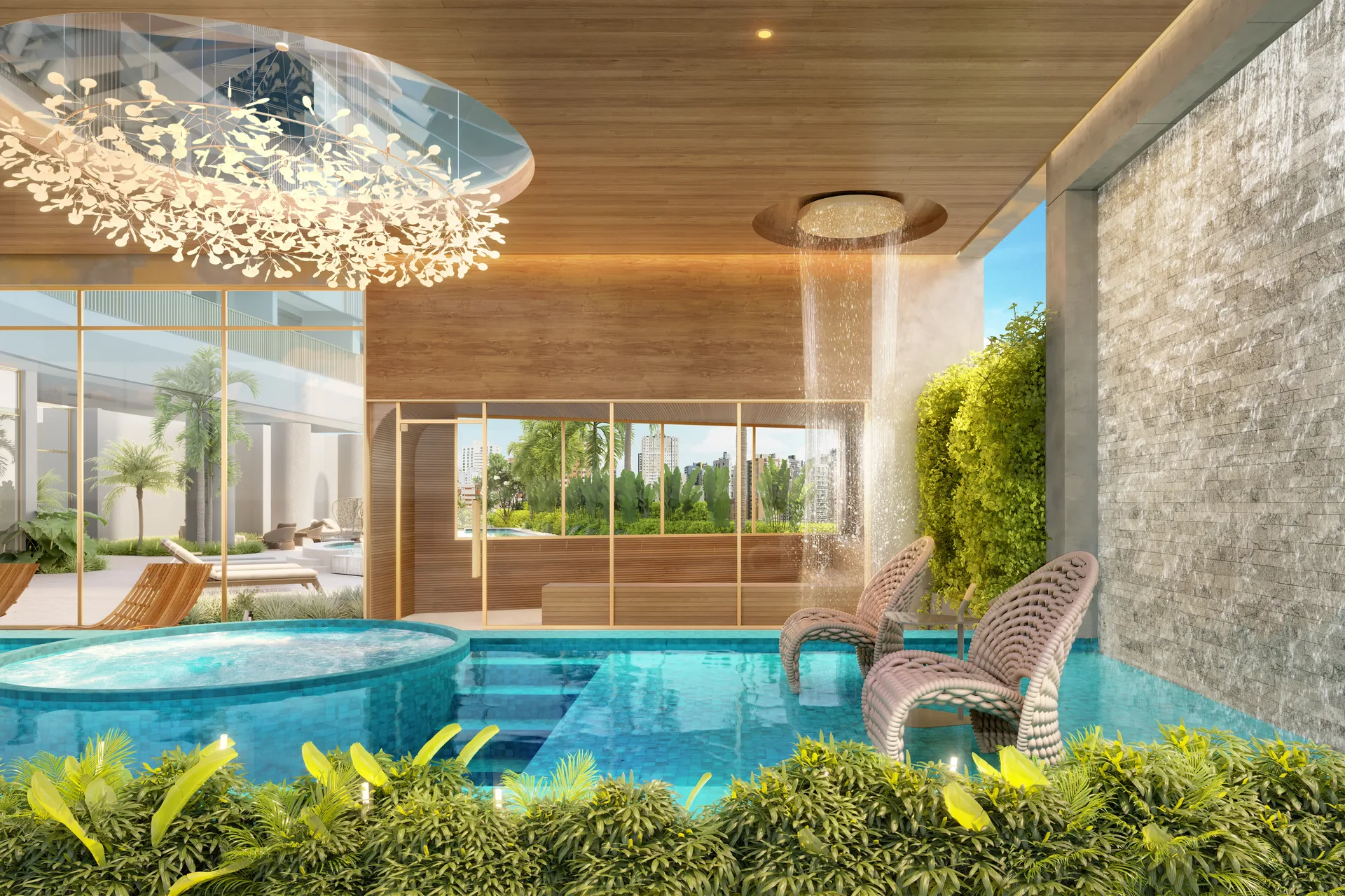 Piscina coberta e Escape Spa