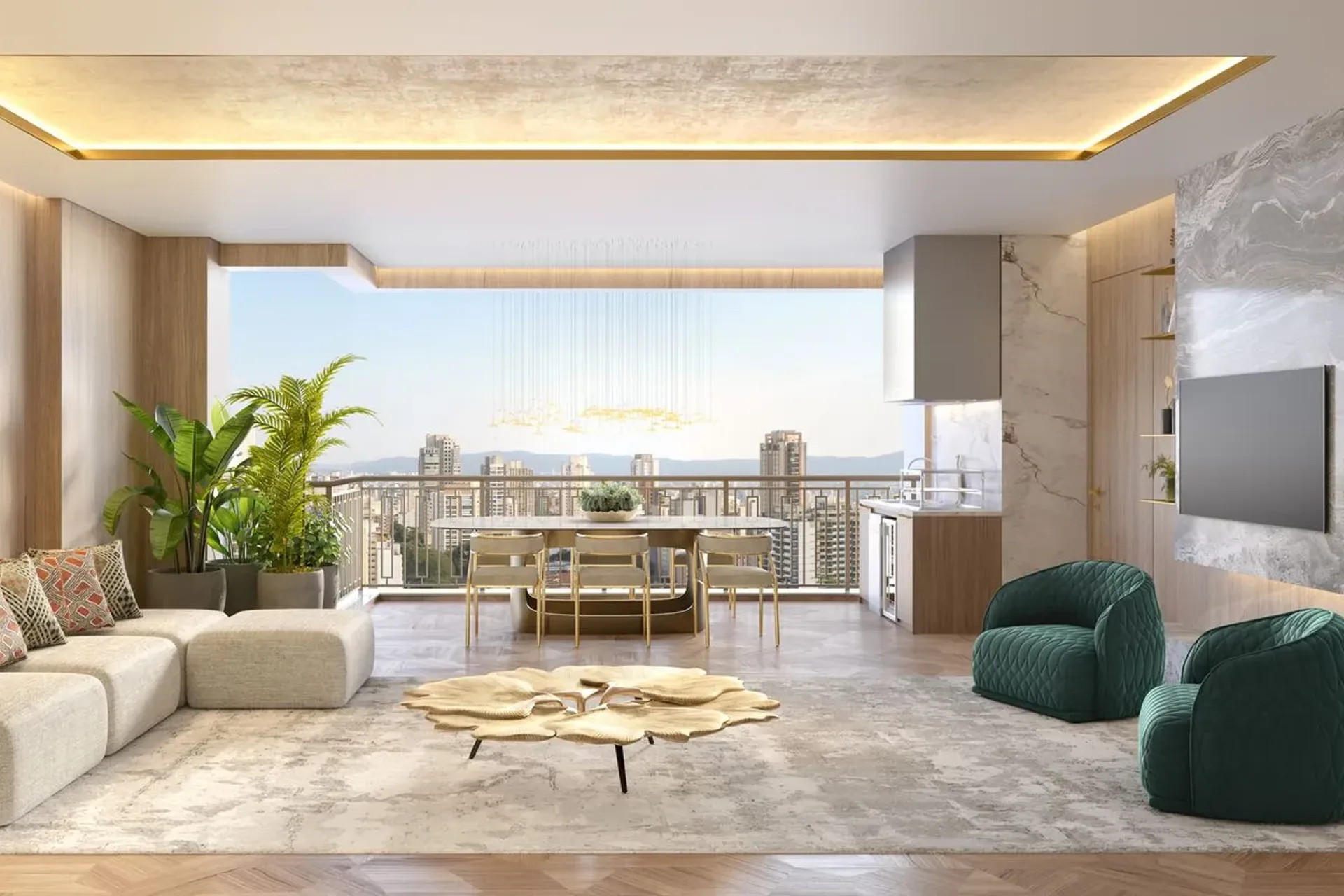 Residência de 139 m² — The Palace Royal