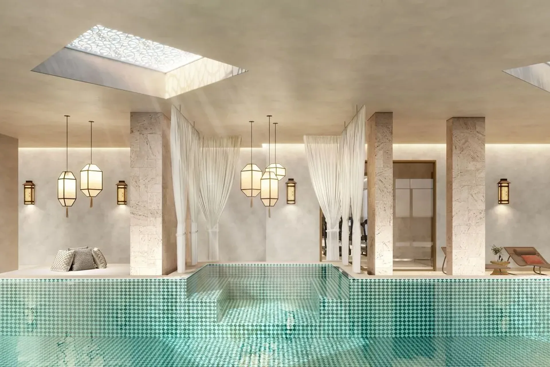 Piscina coberta · raia de 25 m