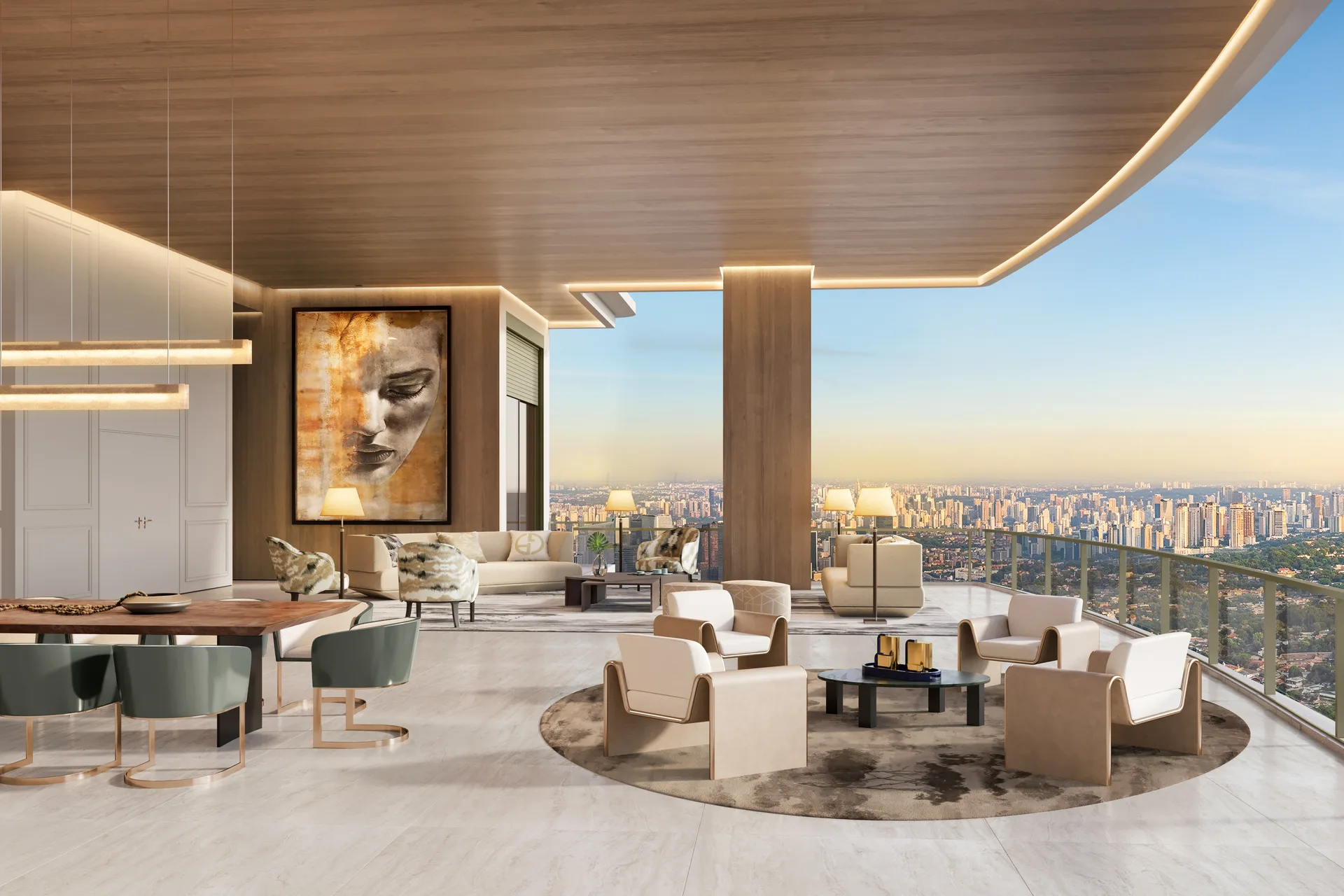 Residência de 348 a 376 m² — Vista Cyrela Torre Milano